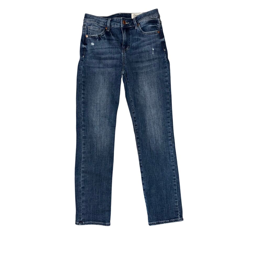 Cosmic Blue Love Women’s Lightly Distressed Boyfriend Jeans - Size: 26 T